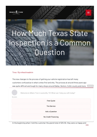 Texas Car Inspection Near Me