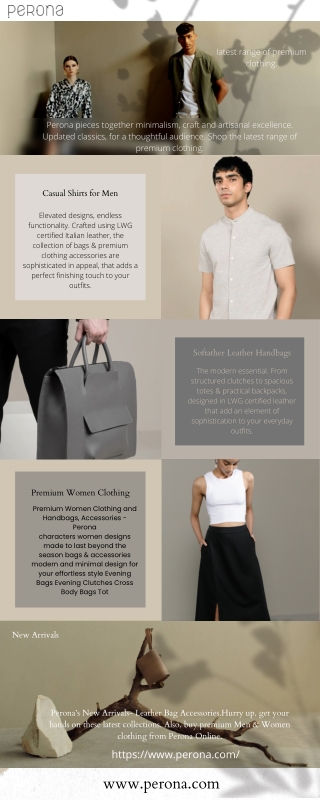 latest range of premium clothing