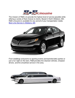 Best Limo Service in Attleboro