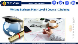 Benefits of Writing Business Plan - Level 4 at 1Training
