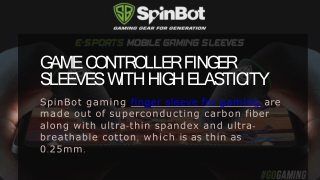Game Controller Finger Sleeves with High Elasticity