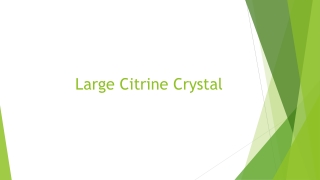 Large Citrine Crystal