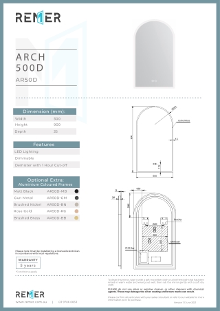 REMER ARCH MIRROR