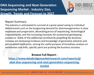 DNA Sequencing and Next-Generation Sequencing Market