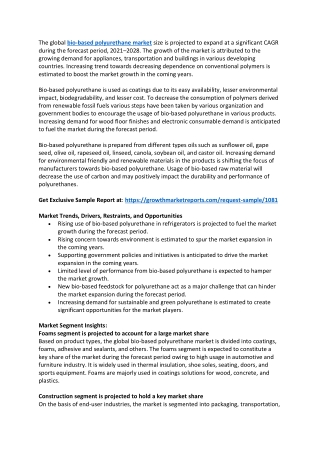 bio-based polyurethane market