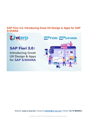 SAP Fiori 3 Introducing Great UX Design & Apps for SAP S4HANA