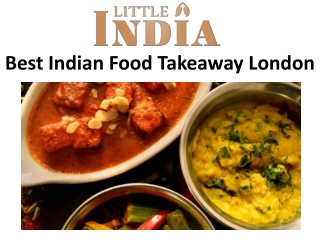 Best Indian Food Takeaway London