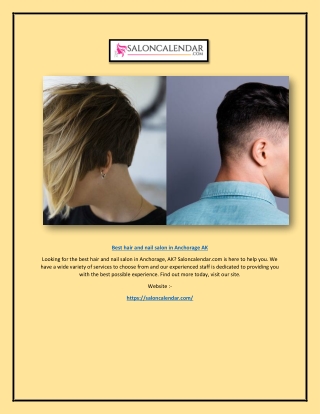 Best Hair And Nail Salon In Anchorage Ak | Saloncalendar.com