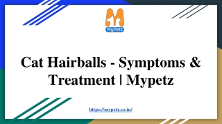 Cat Hairballs - Symptoms & Treatment | Mypetz