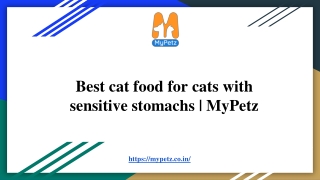 Best cat food for cats with sensitive stomachs | Mypetz