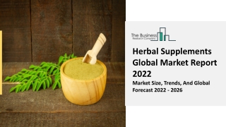 Herbal Supplements Market Overview, Scope, Industry Analysis And Overview 2031