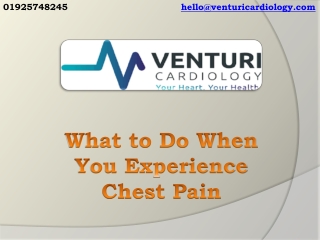 What to Do When You Experience Chest Pain