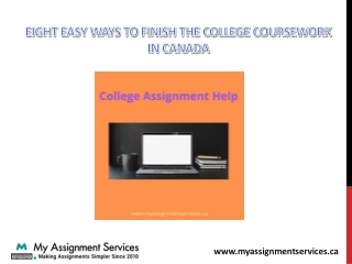 Eight Easy Ways to Finish the College Coursework In Canada