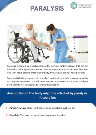 Paralysis Causes, Symptoms, and Treatment