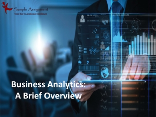 Business Analytics A Brief Overview