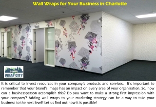 Wall Wraps for Your Business in Charlotte