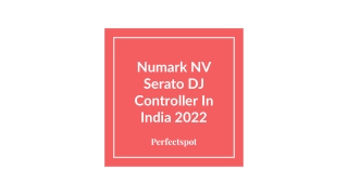 Numark NV Serato DJ Controller In India 2022