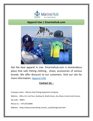 Apparel Uae  Emarinehub.com