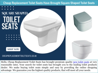 Cheap Replacement Toilet Seats Have Brought Square Shaped Toilet Seats