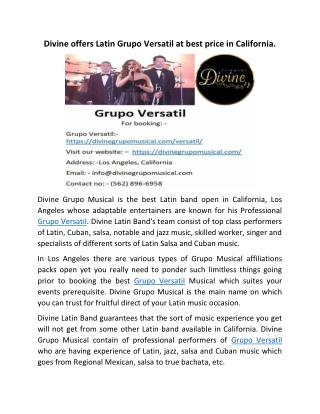 Grupo Versatil