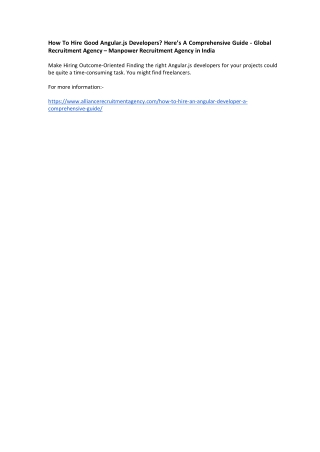 1 angular.js developers