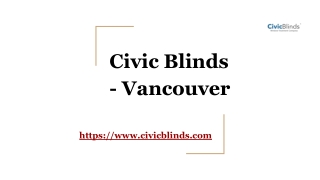 Custom Blinds Vancouver