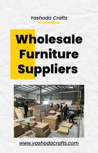 6. Wholesale Furniture Suppliers