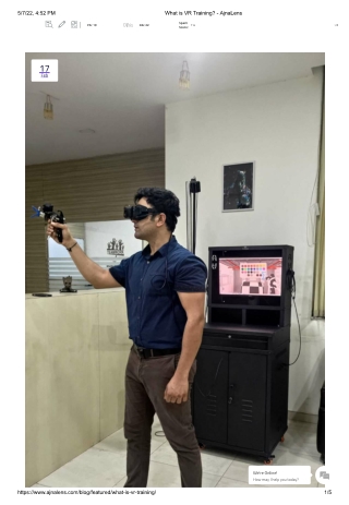 What is VR Training?