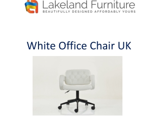 White Office Chair UK