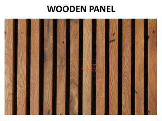 Wooden Panels