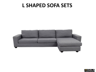 L SHAPED SOFA SETS