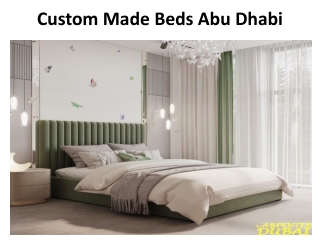 Custom Made Beds Abu Dhabi