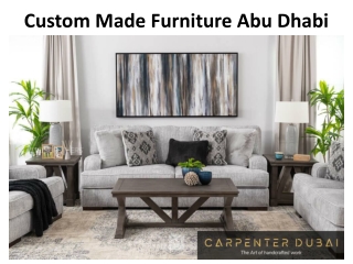 Custom Made Furniture Abu Dhabi