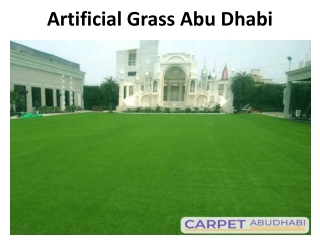 Artificial Grass Abu Dhabi