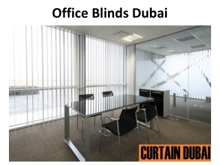 Office Blinds Dubai