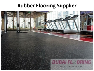 Rubber Flooring Supplier