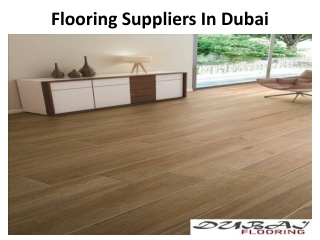 Flooring Suppliers In Dubai