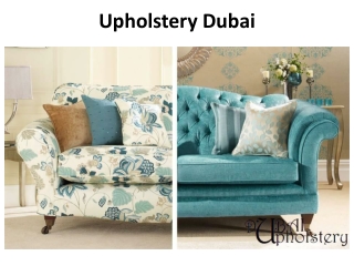 Upholstery Dubai