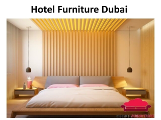 Hotel Furniture Dubai