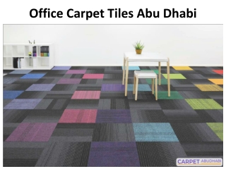 Office Carpet Tiles Abu Dhabi