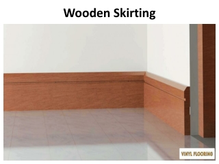 Wooden Skirting