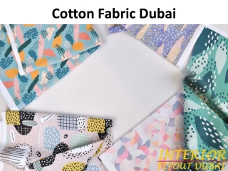 Cotton Fabric Dubai