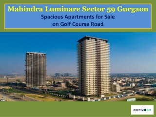 Mahindra Luminare Sector 59 Gurgaon