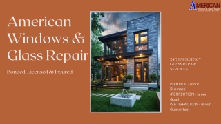 Commercial Glass Repair in Stone Ridge VA | American Windows Glass Repair