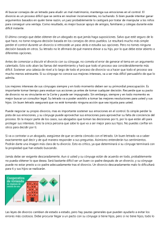 Consejos para evitar un divorcio polémico