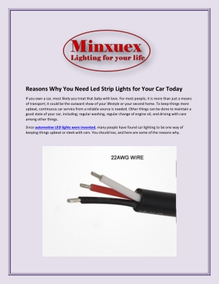 Reasons Why You Need Led Strip Lights for Your Car Today (pdf)