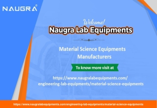 Material Science Equipments Manufacturers