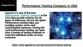 Performance Testing Company in USA