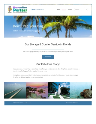 luggage storage in Florida | door to door Luggage delivery | luggage courier ser