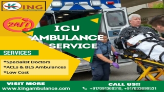 King Ambulance Service from Delhi to Patna at an affordable costing